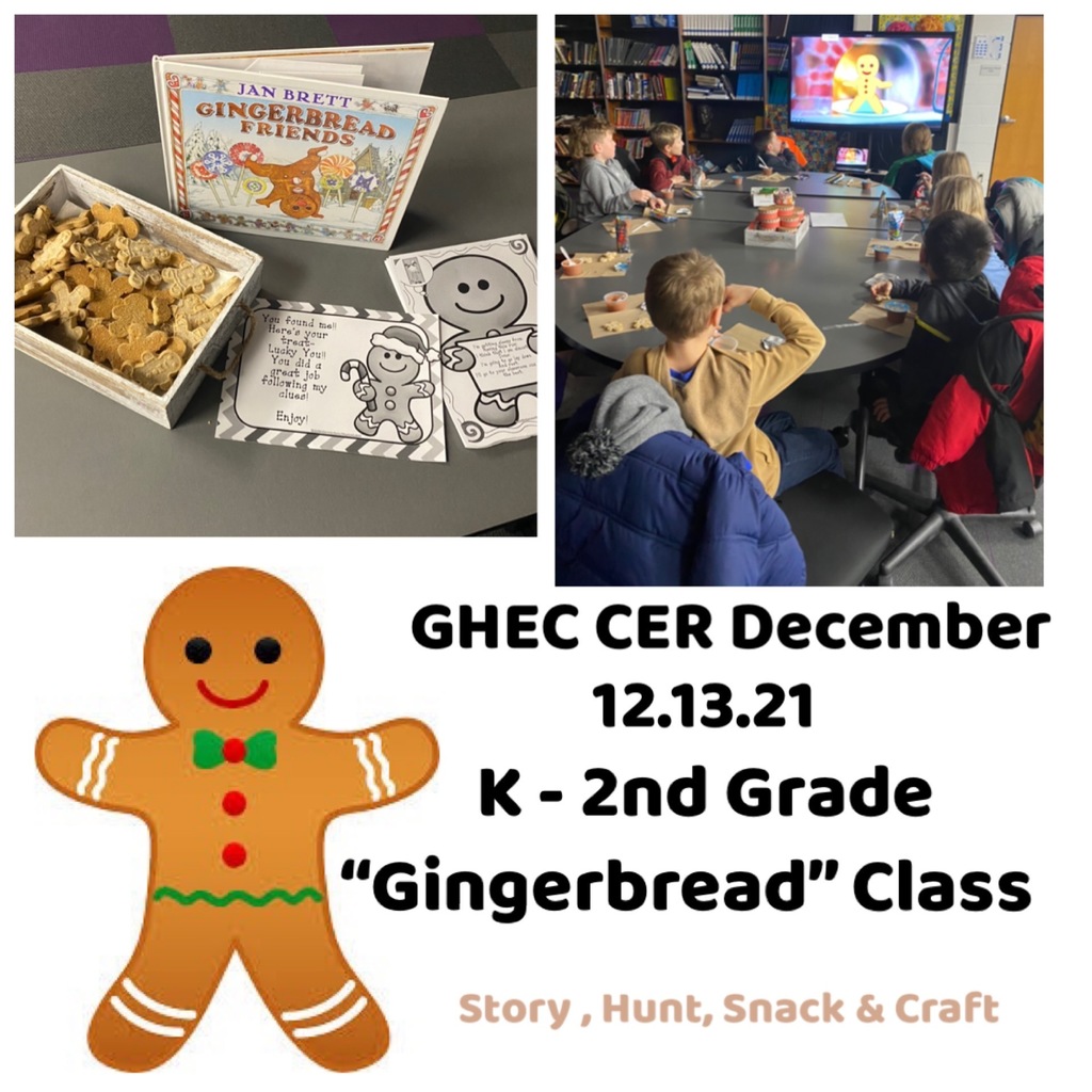 GHEC K-2 CER December "Gingerbread" Class