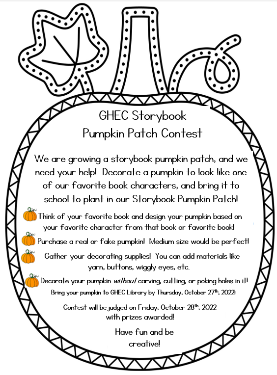 GHEC Storybook Pumpkin Patch Contest